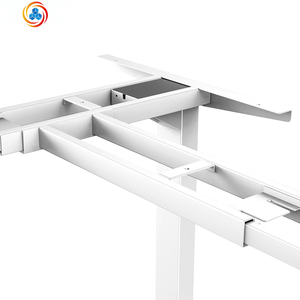 Sistema de elevación de escritorio con marco negro JIECANG, escritorio eléctrico en forma de L con altura extensible para trabajar sentado o de pie - Product Image 6