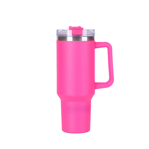 Wholesale Custom Bulk <strong>40</strong> <strong>Oz</strong> Insulating Drink Stainless Doubles Wall Steel Tumbler Travel Mug Hot and Cold With Straw Handle - Product Image 5