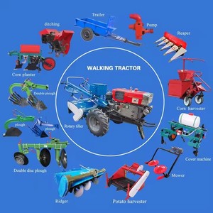 Farm <b>Machinery</b> Hand <b>Walking</b> Tractor Farm <b>Walking</b> Tractor Trade 6hp-90hp diesel <b>Walking</b> Tractors Two Wheel Mini Farm - Product Image 1