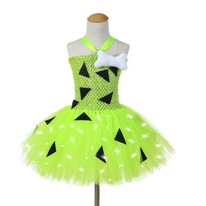Vestido de tutú de Ballet, ropa de <span class=keywords><strong>Halloween</strong></span> para niños, <span class=keywords><strong>disfraz</strong></span> de Anime con luz Led, conjunto de hueso de perro cachorro, vestidos de tutú para niños - Product Image 4