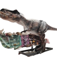 Modèle de dinosaure animatronique grandeur nature pour parc à thème, dinosaure artificiel, T-rex, modèle de T-rex fait à la main