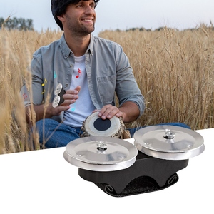 Doigt Jingle Tambourin pour Cajons Bongos Djembes Congas Tambours Percussion Accompagnement <span class=keywords><strong>Musique</strong></span> - Product Image 2