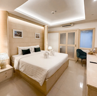 Ensemble de chambre à coucher en bois moderne et luxueux de haute qualité Bon pour les hôtels 3-5 étoiles Appartements et villas Fabriqué Entreprise de meubles d'hôtel