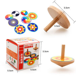 ลูกข่างไม้แบบดั้งเดิมพร้อมการ์ดสีเปลี่ยนได้สำห<span class=keywords><strong>รับ</strong></span><span class=keywords><strong>เด็ก</strong></span> (การ์ดลายสุ่ม) - Product Image 6