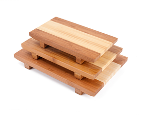 Caja de comida de madera Sashimi japonés Caja de madera de mantenimiento fresco Tienda de comida extra grande para llevar Caja de <span class=keywords><strong>sushi</strong></span> Rectangular con tapa - Product Image 4