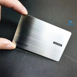 بطاقة أعمال معدنية لزيارة بطاقة الائتمان وبطاقة زجاجية - Product Image 1