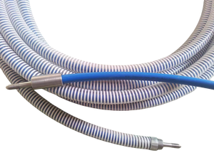 <strong>High</strong> <strong>Pressure</strong> Flexible Stainless Braided Gas <strong>Hose</strong> <strong>Pipe</strong> With <strong>Pvc</strong> Cover Jacket Steel Wire Braid Nylon <strong>Pipe</strong> DN8 280MPA - Product Image 6