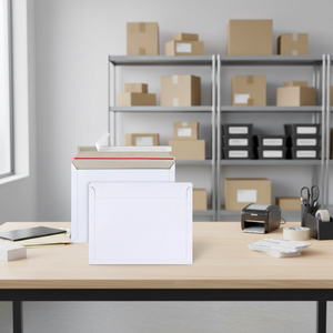 Sobre de Papel Kraft Impermeable Biodegradable y Ecológico para Envíos por USPS, 300 g/m², Reciclable y Duradero - Product Image 1