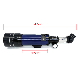 Télescope astronomique réfracteur 70 mm/360 mm avec trépied et viseur bleu, grossissement 18X-60X pour enfants, adultes et débutants - Product Image 4