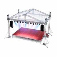 Vente directe : Scène extérieure en aluminium pour événements, concerts, avec conception personnalisée gratuite, systèmes de treillis d'éclairage DJ