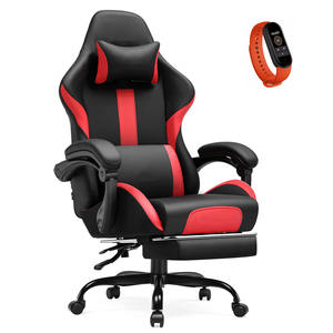 Poltrona da Gaming per Donna di Alta Qualità con Funzione Reclinabile, <span class=keywords><strong>in</strong></span> Tessuto, Ergonomica, Traspirante, per Ufficio e PC, con Poggiapiedi - Product Image 1