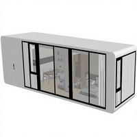 Cabaña de Lujo Apple BOX09, Alta Privacidad, Aluminio, Móvil, Habitación Individual, Cocina Sencilla, Diseño Moderno para Uso en Villas u Oficinas, 5 Años