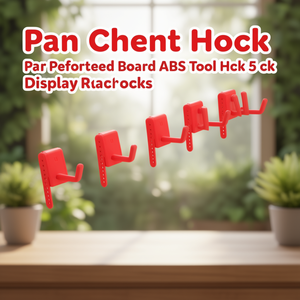 Crochets d'affichage pour panneaux perforés Pan Cheng en ABS, lot de 5 - Product Image 3