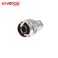 Konektor Koaksial RF WTR400 Kuningan PTFE Tipe USB Male, Sekrup Penjepit Steker N Male untuk Kabel Rg8 Rg213 Rg214, Tersedia