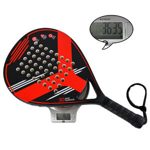 Precio de fábrica al por mayor 50% fibra de carbono jugador principiante <span class=keywords><strong>palas</strong></span> de Pádel entrenamiento raqueta de pádel - Product Image 4