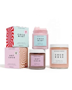 Emballage cosmétique pour soins de la peau, 4 oz, 100 g, 200 g, pot en plastique PET givré pour beurre corporel, pot à crème avec couvercle à vis avec boîte - Product Image 1
