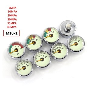 Manomètre 40 mm 0-60 Mpa Analogique Connexion Axiale/Radiale Utilisation pour Bouteille d'Oxygène de Plongée - Product Image 2