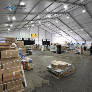 Guangao Temporary Warehouse Storage <b>Tent</b> Aluminum Alloy <b>Large</b> Space Exhibition Logistics Workshop <b>Tent</b> Customizable Size - Product Image 1