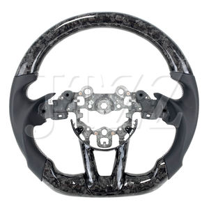 2011 -<span class=keywords><strong>2019</strong></span> para Mazda CX3CX4CX5 LED negro personalizado fibra de carbono forjado volante de coche deportes Interior automotriz - Product Image 1