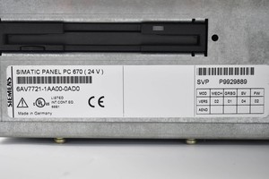 Pantalla Táctil HMI Compatible con Unidades de Motor y Disyuntores, Simatic PC 670 6AV7721-1AA00-0AD0 - Product Image 5