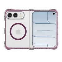 Coque de téléphone transparente antichoc pour IPHONE DUO PC TPU Antidérapante Anti-transpiration Anti-traces de doigts