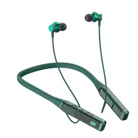   Earbuds TWS Sport Neckband 5.2, Tahan Air IPX6, Nirkabel, In-Ear, LED, ENC, Pengisian Daya Tipe C