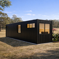 Maison conteneur modulaire préfabriquée résidentielle de 40 pieds sur 20 pieds, conception durable, aménagement personnalisé
