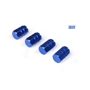 Tapas de Válvula para Neumáticos de Coche de Aleación de Aluminio, Rojas, Paquete de Cuatro, Decorativas, para Reemplazo y Reparación, Estándar Americano - Product Image 2