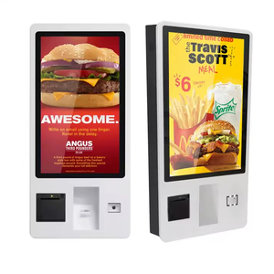 Bán hàng nóng thức ăn nhanh cảm ứng kiosk tùy chỉnh tự phục vụ căng tin thanh toán máy <span class=keywords><strong>POS</strong></span> tốc độ cao tiền mặt đăng ký hệ thống - Product Image 3