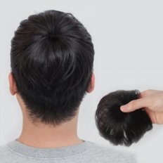 Copri capelli umani WAe (nero) chiusura con Base in seta monofilamento da 12 pollici in pizzo francese materiale naturale per capelli modello numero Toppers - Product Image 1