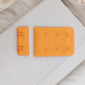 Accessoires de soutien-gorge corset, 3 rangées de velours, dos en nylon doux de haute qualité, long ruban noir pour crochet et œillet, couture de vêtements - Product Image 1