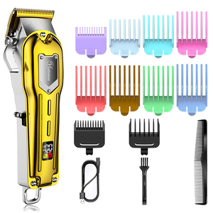 <span class=keywords><strong>Hatteker</strong></span> — tondeuse à cheveux professionnelle, rasoir Rechargeable tout en métal, coupe-cheveux - Product Image 1