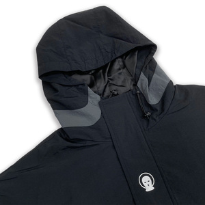 Custom Windproof Waterproof Hooded Sports Jackets <b>Lightweight</b> Polyester Oversize Zipper Sports Jacket Set - Product Image 5