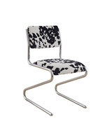 Chaise de salon nordique traditionnelle écologique avec dossier en métal, design vintage suspendu, pour bureau à domicile, salle à manger ou coiffeuse