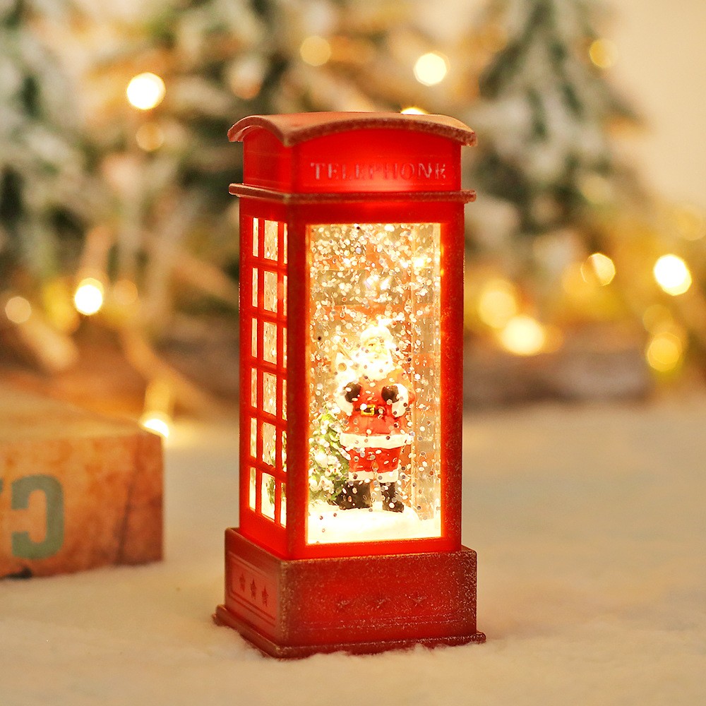 Luminous telephone booth for the elderly