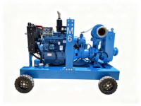 Pompe de déshydratation de puits entièrement automatique à haute pression, auto-amorçante, à moteur diesel, en acier inoxydable SK6C, pour vide profond