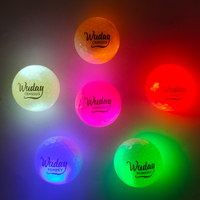 Paquet de logo personnalisé direct d'usine Balle de golf LED à balayage activé par la lumière longue durée