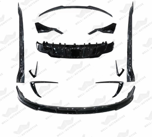 Kits de carrocería para automóviles, faldones laterales negros de labio delantero y trasero para el modelo 3 2019 +, kit modificado Fast <span class=keywords><strong>Air</strong></span> <span class=keywords><strong>Force</strong></span> - Product Image 1