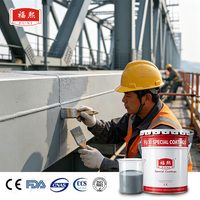 Revêtement de base époxy haute résistance riche en zinc pour structure en acier extérieure, application par pulvérisation, résistant aux chocs et à l'abrasion