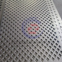 Maille perforée en acier inoxydable, différents types de trous, tôle perforée, maille métallique perforée pour la décoration