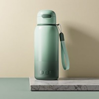 Robot culinaire électrique portable et rechargeable pour bébé avec écran LCD, alimentation USB, en acier inoxydable 316, maintien de la température constante pour le lait