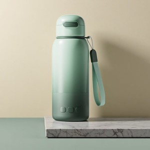 Bouteille d'eau chauffante électrique rechargeable portable, tasse chauffante à température constante pour le voyage, en acier inoxydable - Product Image 1