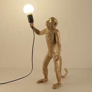 Lampe de <span class=keywords><strong>singe</strong></span> de Style industriel simple Lustre créatif en corde de chanvre pour restaurant ou chambre <span class=keywords><strong>Applique</strong></span> murale LED - Product Image 3