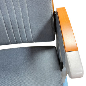 เก้าอี้หอประชุมมาซาโอะ สีเงินเทา พร้อมที่วางแขน สำหรับใช้งานเชิงพาณิชย์ - Product Image 1