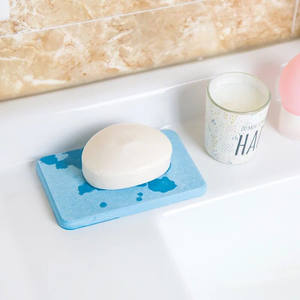 Salle de bain Main Diatomite Terre Marbre Séchage Tapis Plateau Plateaux Titulaire Bar <span class=keywords><strong>Caddy</strong></span> Conteneur Porte-Savon Plats pour Savon - Product Image 4