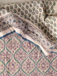 Edredón de algodón orgánico 100% estilo Jaipuri hecho edredón de algodón orgánico hecho en India producto suave y cómodo - Product Image 3