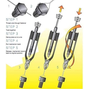 Kìm Xoắn Dây 6 Inch, Kìm Xoắn Dây An Toàn Công Nghiệp Máy Bay - Product Image 6