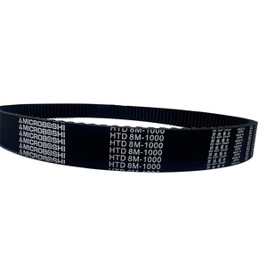 Black Rubber <strong>Belt</strong> Timing <strong>Belt</strong> HTD 8M-1000 Power Transmission Timing <strong>Belts</strong> for Industry - Product Image 1