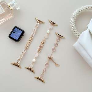 Pour <span class=keywords><strong>Apple</strong></span> Watch8 Metal Band Fashionable pour Iwatch4567SE Woman <span class=keywords><strong>Bracelet</strong></span> - Product Image 5