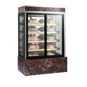 Chất Lượng Cao Bánh Hiển Thị Bánh Showcase Tủ Lạnh Với Cử<span class=keywords><strong>a</strong></span> Trước Và Sau - Product Image 6
